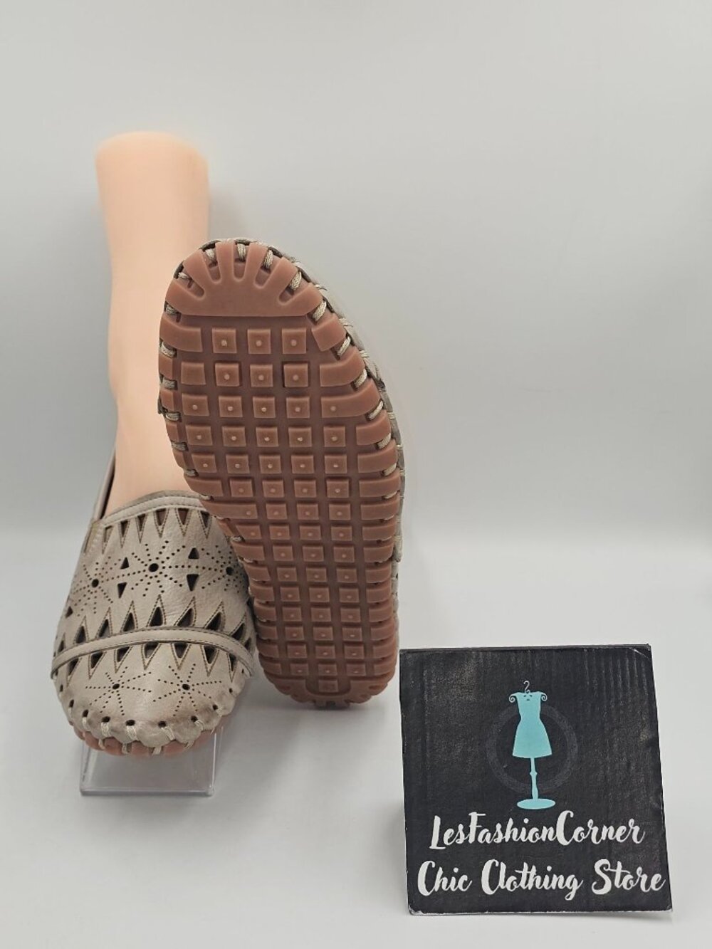 Spring Step Women's Beige Leather Fusaro Slip-On Flats Loafers Sz 10.5 (41) 3782 - Picture 2 of 16